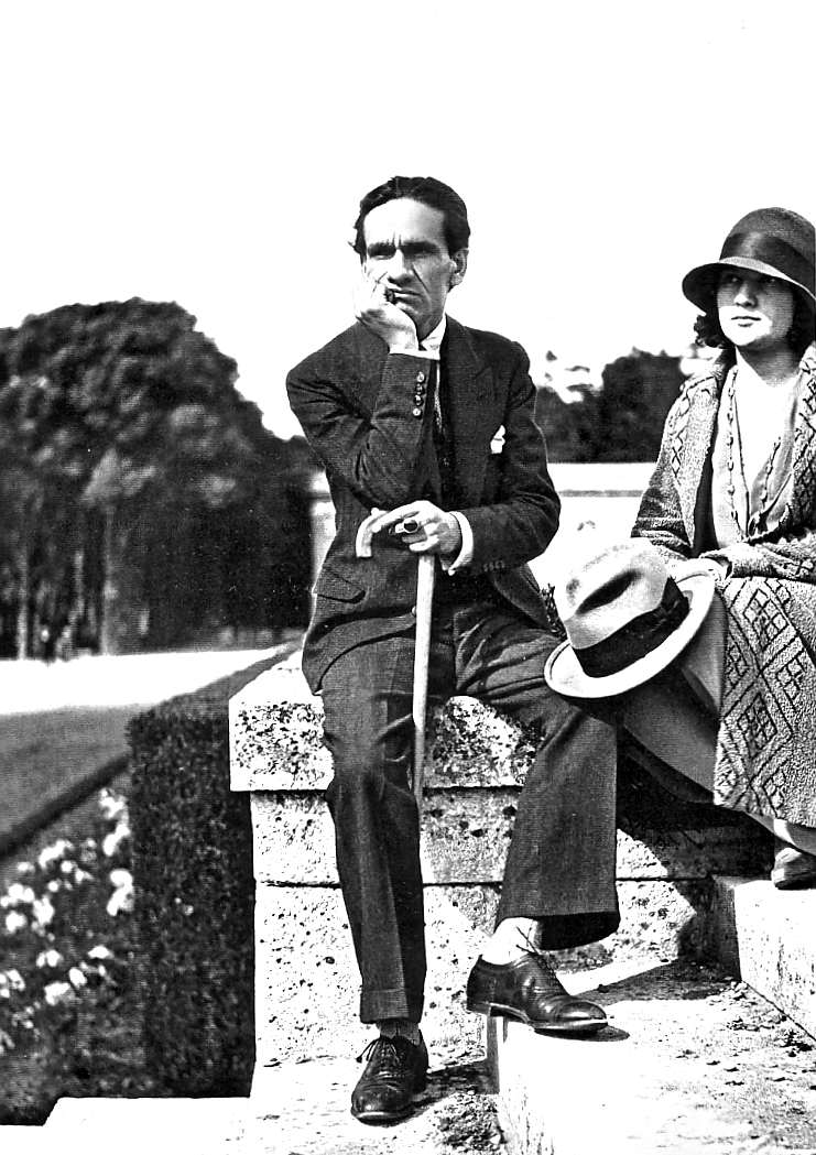 El poeta y su amadísima Georgette en Francia en 1929. Der Dichter und seine heissgeliebte Georgette in Frankreich im Jahr 1929